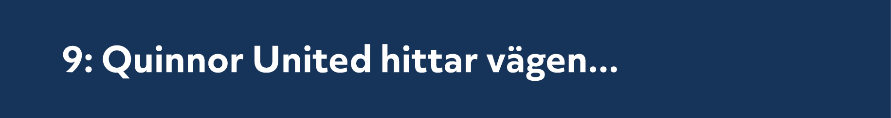 9: Quinnor United hittar v gen...
