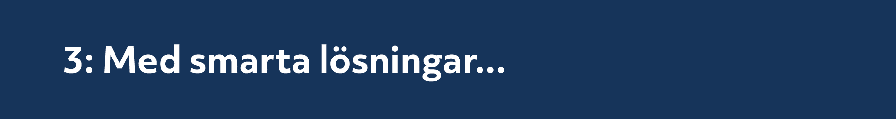 3: Med smarta l sningar...