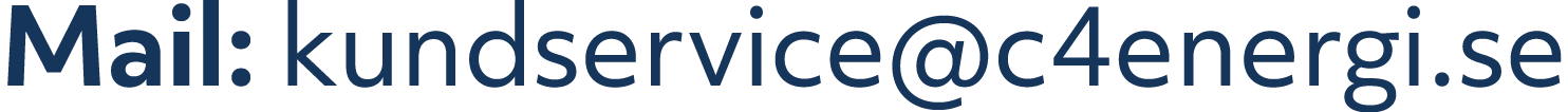 Mail: kundservice@c4energi.se