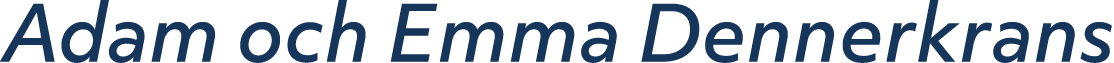 Adam och Emma Dennerkrans