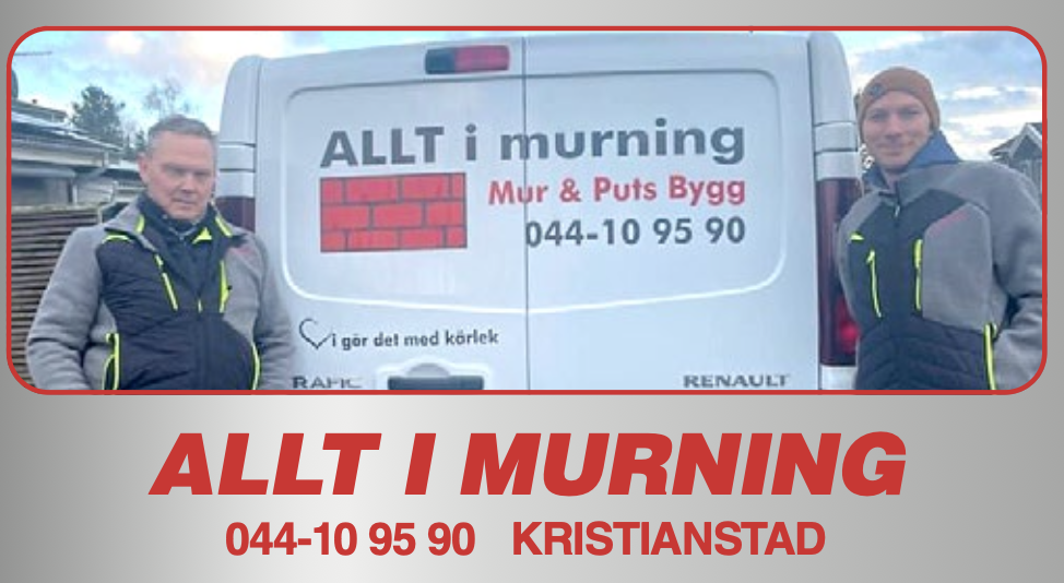Mur o. Puts i Kristianstad AB logo